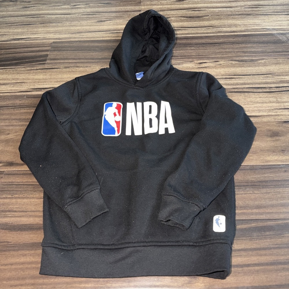 NBA Hoodie Boys Size 10/12 Hooded Graphic Print Pullover